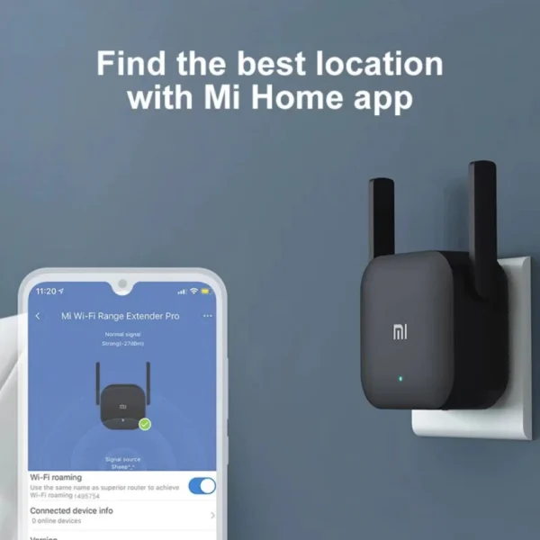 Xiaomi WiFi Range Extender Pro | 2 Eksternal Antena | Kecepatan Hingga 300Mbps | Garansi Resmi - Image 3