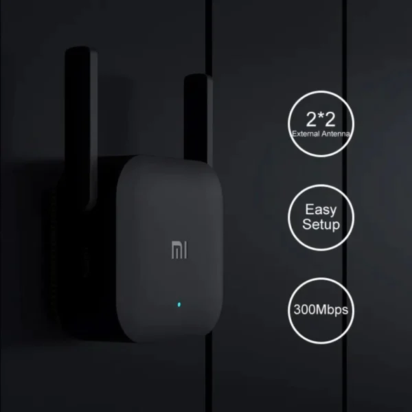 Xiaomi WiFi Range Extender Pro | 2 Eksternal Antena | Kecepatan Hingga 300Mbps | Garansi Resmi - Image 4