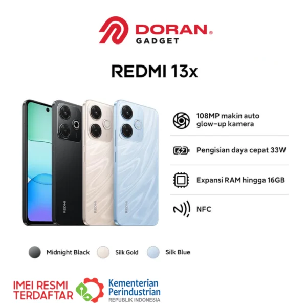 Xiaomi Redmi 13 | Redmi 13X 8/128GB 8/256GB RAM 8GB ROM 128GB 256GB - Garansi Resmi 1 Tahun - Image 7