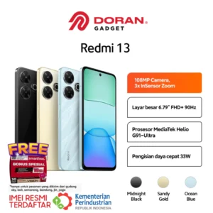 Xiaomi Redmi 13 | Redmi 13X 8/128GB 8/256GB RAM 8GB ROM 128GB 256GB - Garansi Resmi 1 Tahun